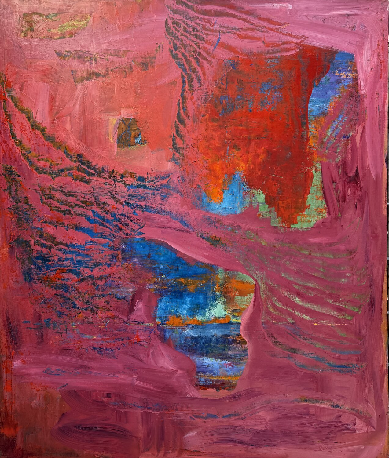 Tectonics of Feelings Viki Smoliar Original painting for sale