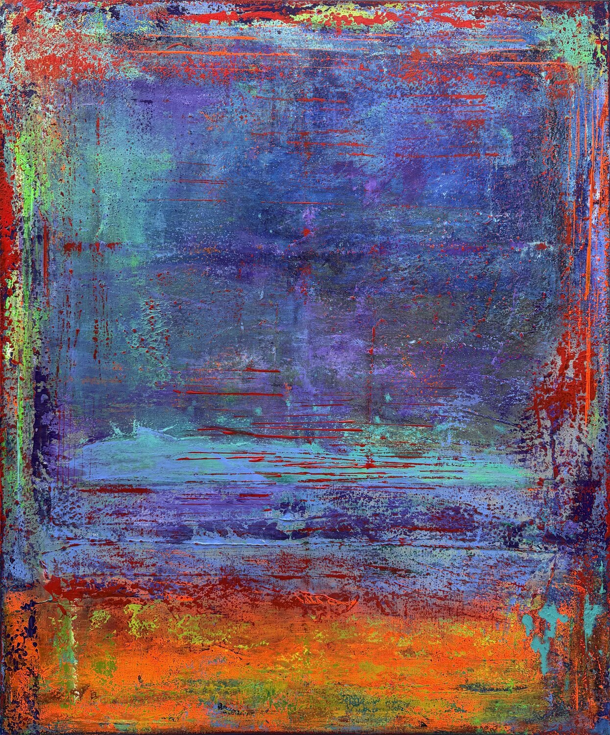 Swaying grasses Viki Smoliar Original painting for sale