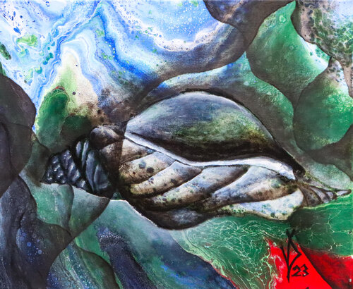 Inner peace by Viktoria Dragon, Painting for Sale on Select