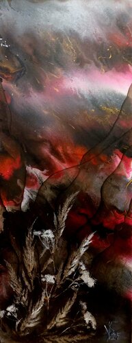 Where the Sky Smolders by Viktoria Dragon, Painting for Sale on Select