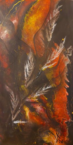 Spirit of the Horse Year von Viktoria Dragon, Malerei kaufen auf Select