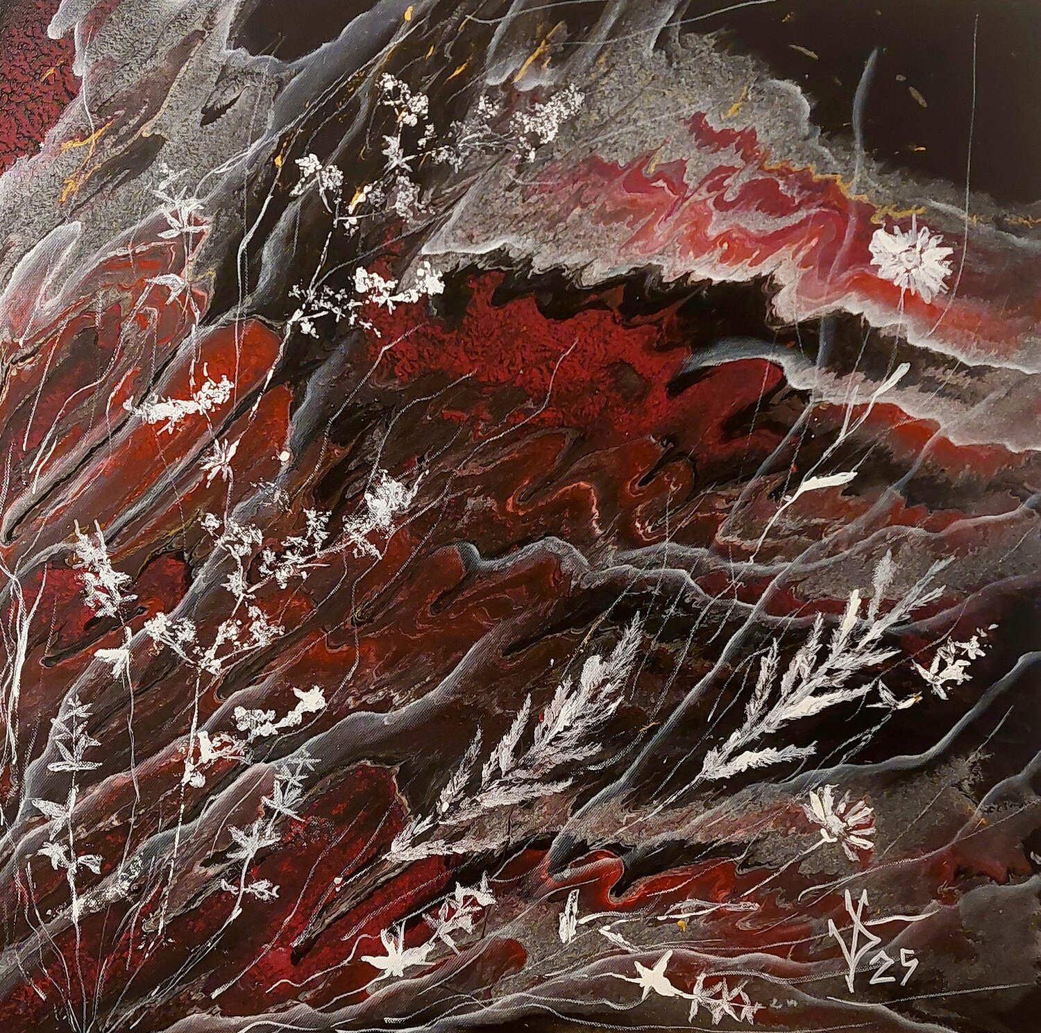 Echoes of the Earth Viktoria Dragon Original painting for sale