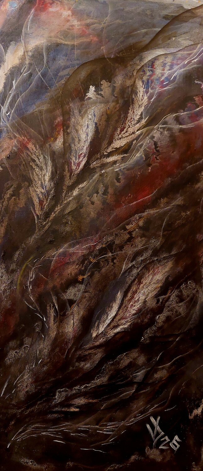 Trace of Time Viktoria Dragon Original painting for sale