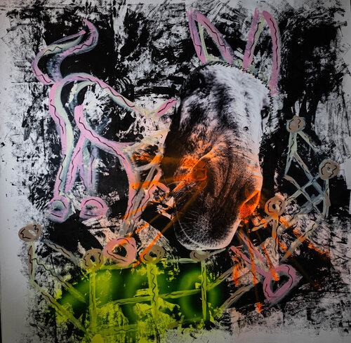 ich bin nicht Euer Esel by Thomas Kelm, Painting for Sale on Select