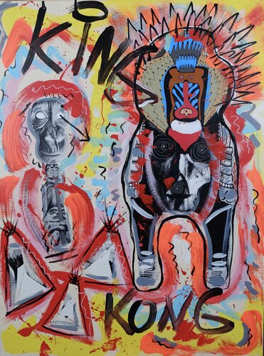 King Kong by Thomas Kelm, Painting for Sale on Select