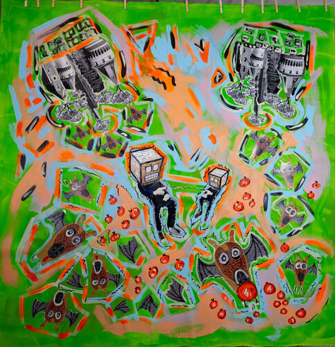 "eat fruits" by Thomas Kelm, Painting for Sale on Select