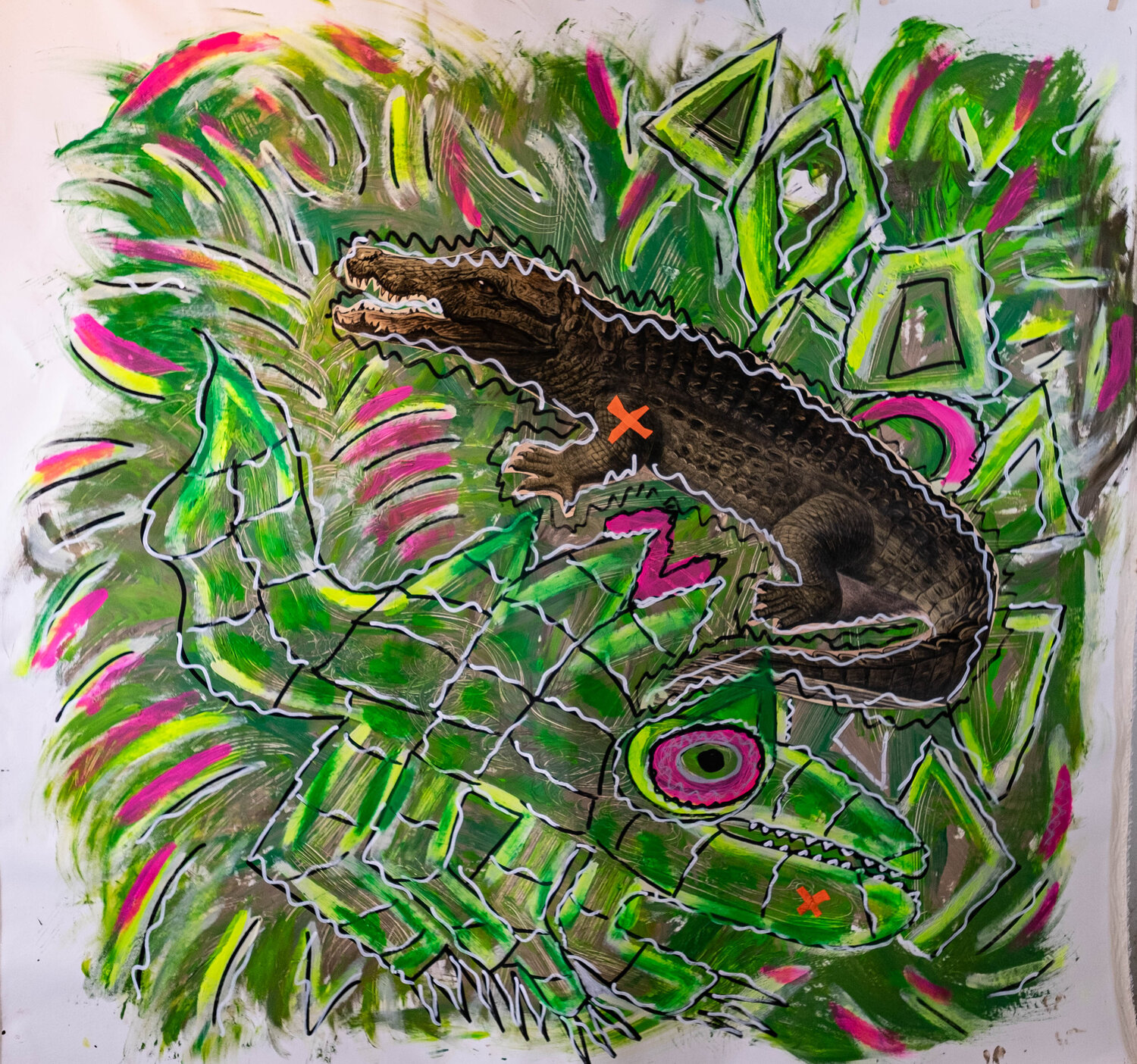 Ausflug ins Grüne Thomas Kelm Original painting for sale
