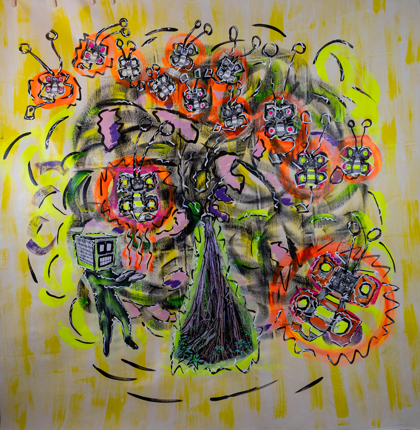 tree of life Thomas Kelm Original painting for sale