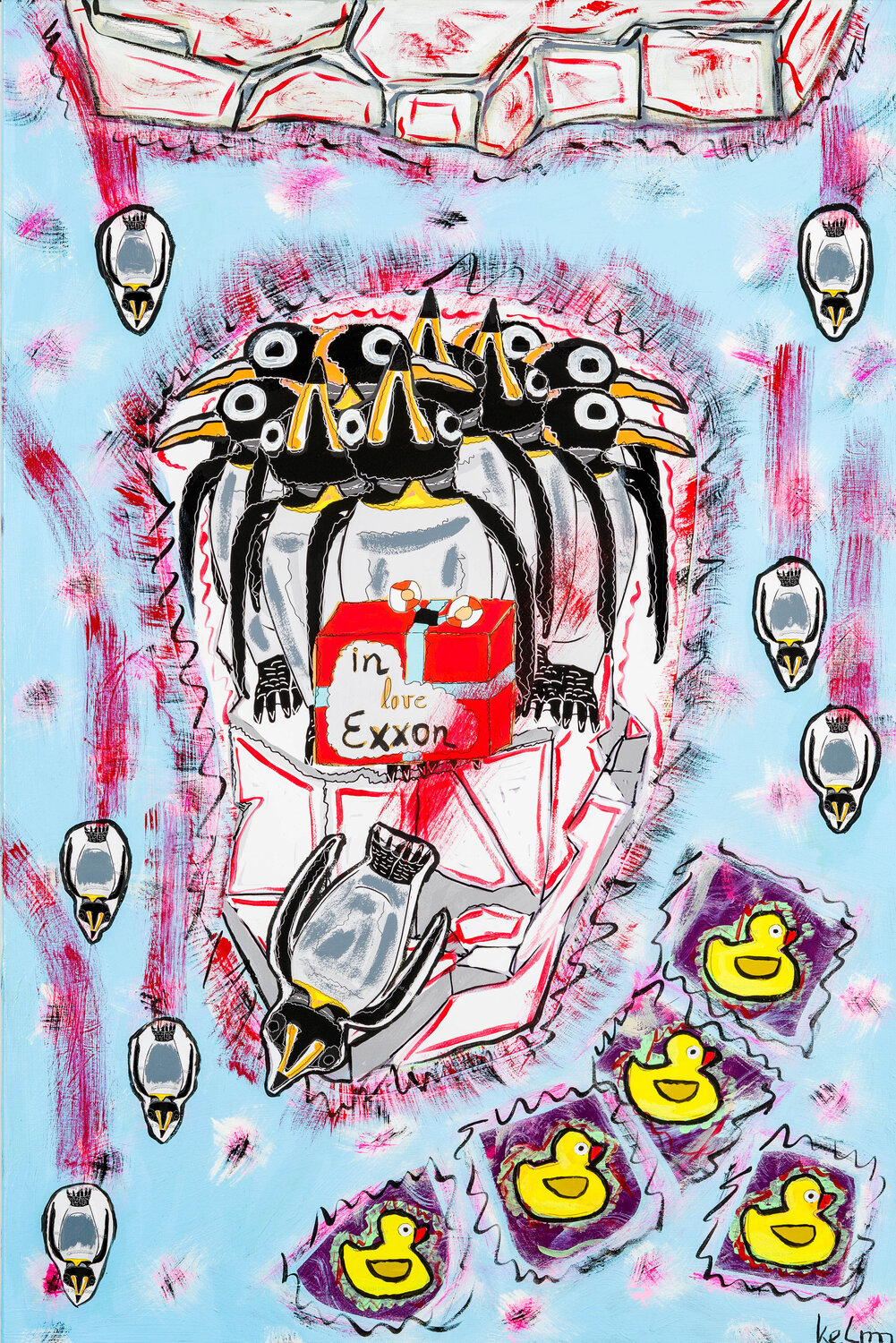 "in love" Thomas Kelm Original painting for sale
