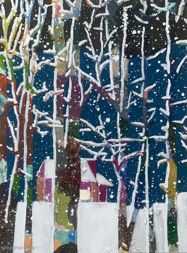 Nature Chronicles The Coziest Cabin Two by Steven Page Prewitt, Painting for Sale on Select