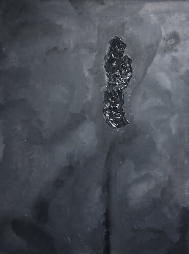 STATIK III - Druckachse  (Pressure Axis) by Rhea Callen, Painting for Sale on Select