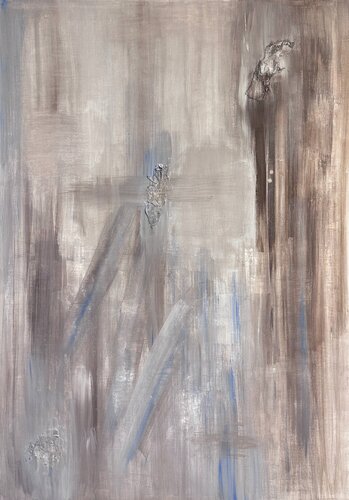 HALTEZUSTAND VI - Kippmoment (Tipping Point) by Rhea Callen, Painting for Sale on Select