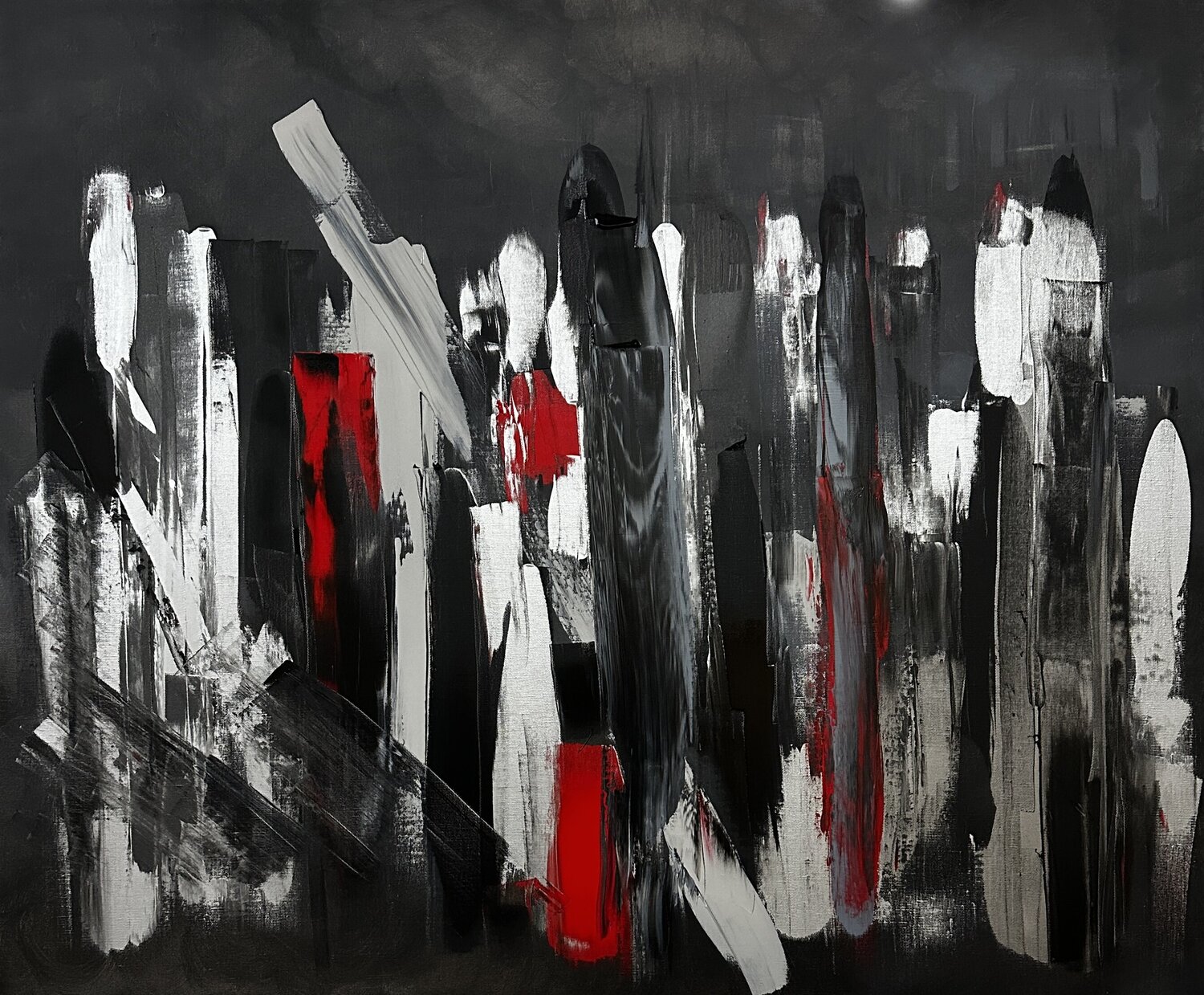 UNTER DRUCK I – Kernlast (Core Load) Rhea Callen Original painting for sale