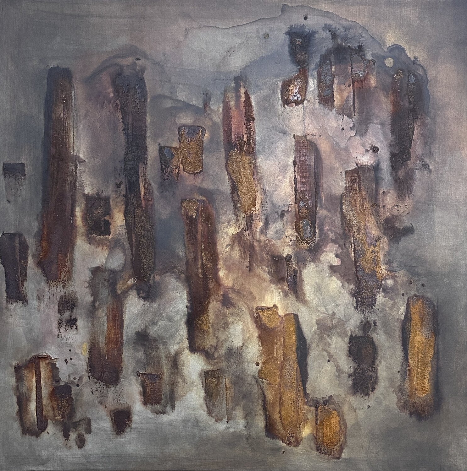 NACHZUSTAND VII Rhea Callen Original painting for sale