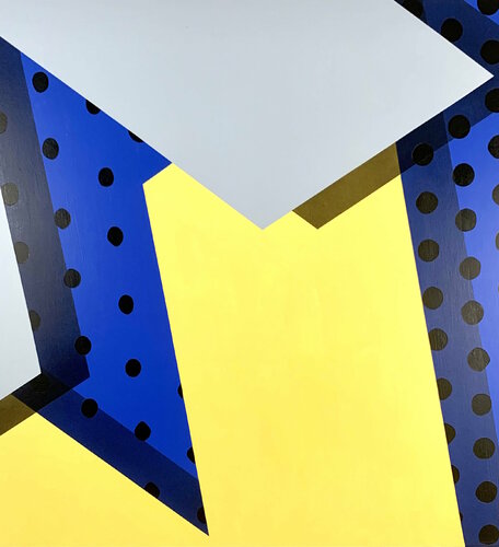 Letter "V" by David Levy, Painting for Sale on Select