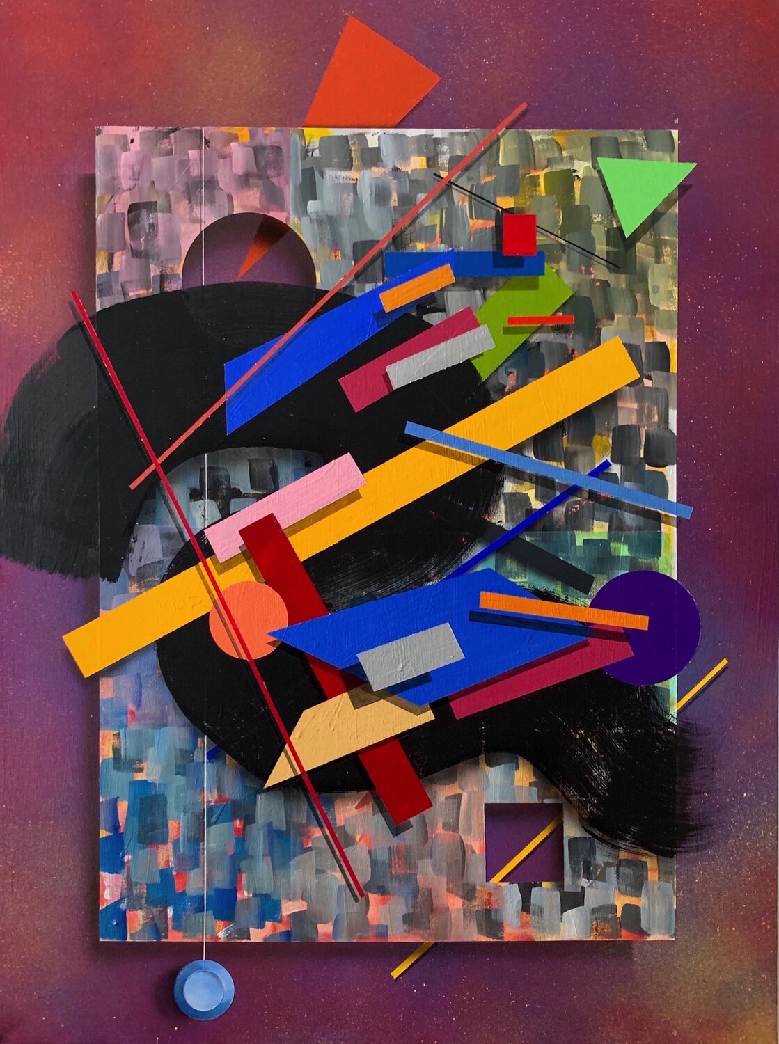 Cosmos Approaching David Levy Original painting for sale