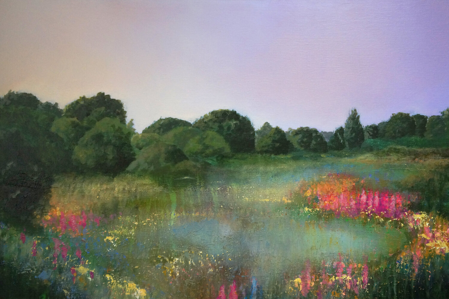 Wild Bloom Nicole Cijs Original painting for sale