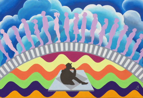 Free Spirit by Anette Zeltner, Painting for Sale on Select