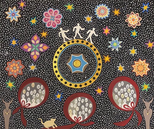 The Universe by Anette Zeltner, Painting for Sale on Select