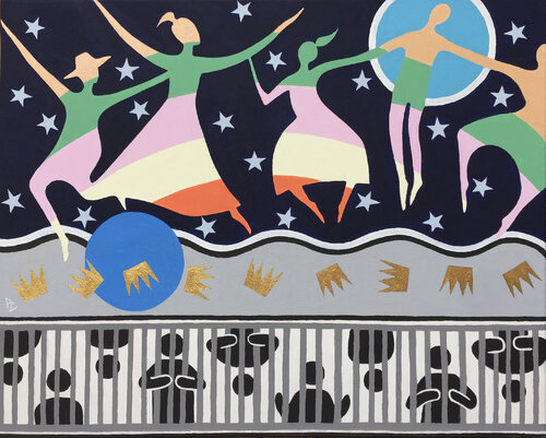 Ballando by Anette Zeltner, Painting for Sale on Select