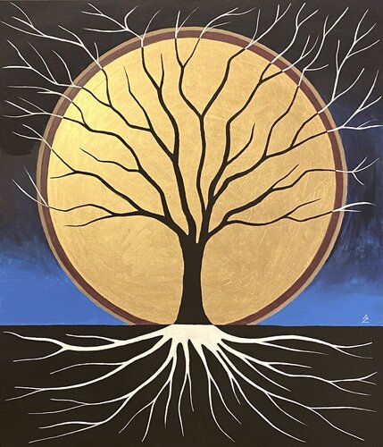 Albero maestoso by Anette Zeltner, Painting for Sale on Select