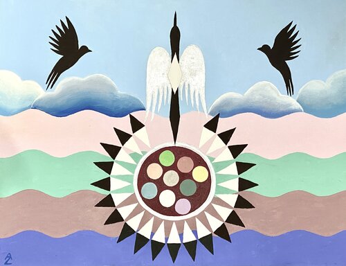 Awakening by Anette Zeltner, Painting for Sale on Select