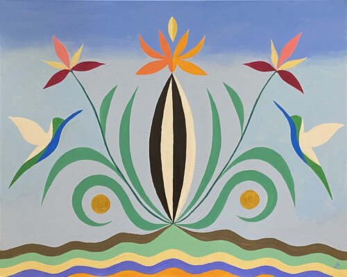 La Verità è Oro by Anette Zeltner, Painting for Sale on Select