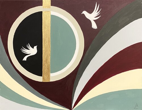 Visitors by Anette Zeltner, Painting for Sale on Select