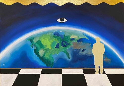 Osservazione by Anette Zeltner, Painting for Sale on Select