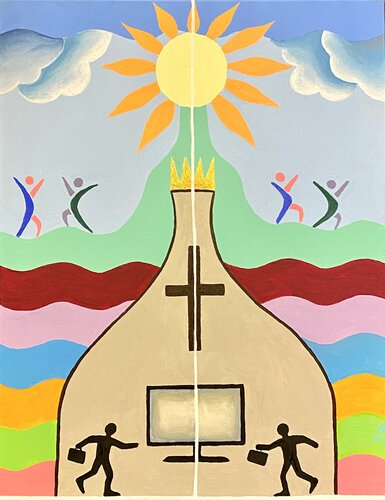 La Luce svela tutto by Anette Zeltner, Painting for Sale on Select