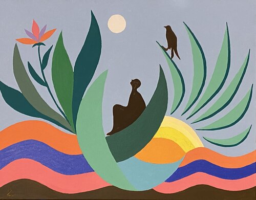 Licht by Anette Zeltner, Painting for Sale on Select