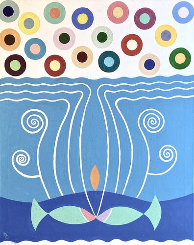 Un bacio by Anette Zeltner, Painting for Sale on Select