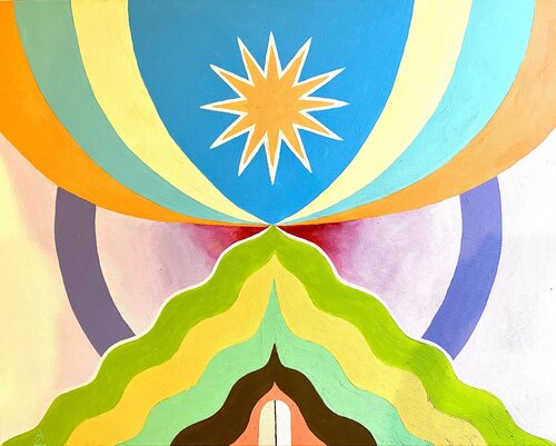 La Stella by Anette Zeltner, Painting for Sale on Select