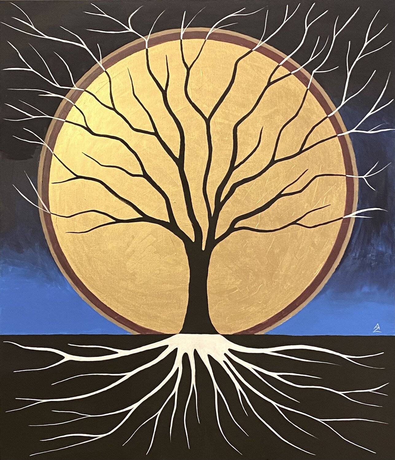 Albero maestoso Anette Zeltner Original painting for sale