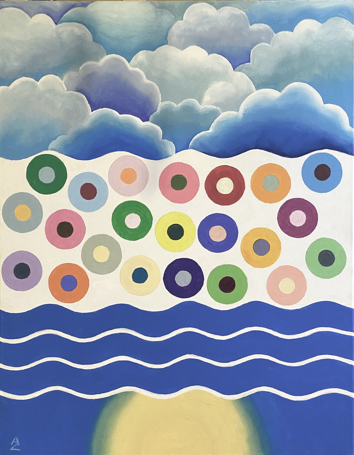 Verità nascosta Anette Zeltner Original painting for sale