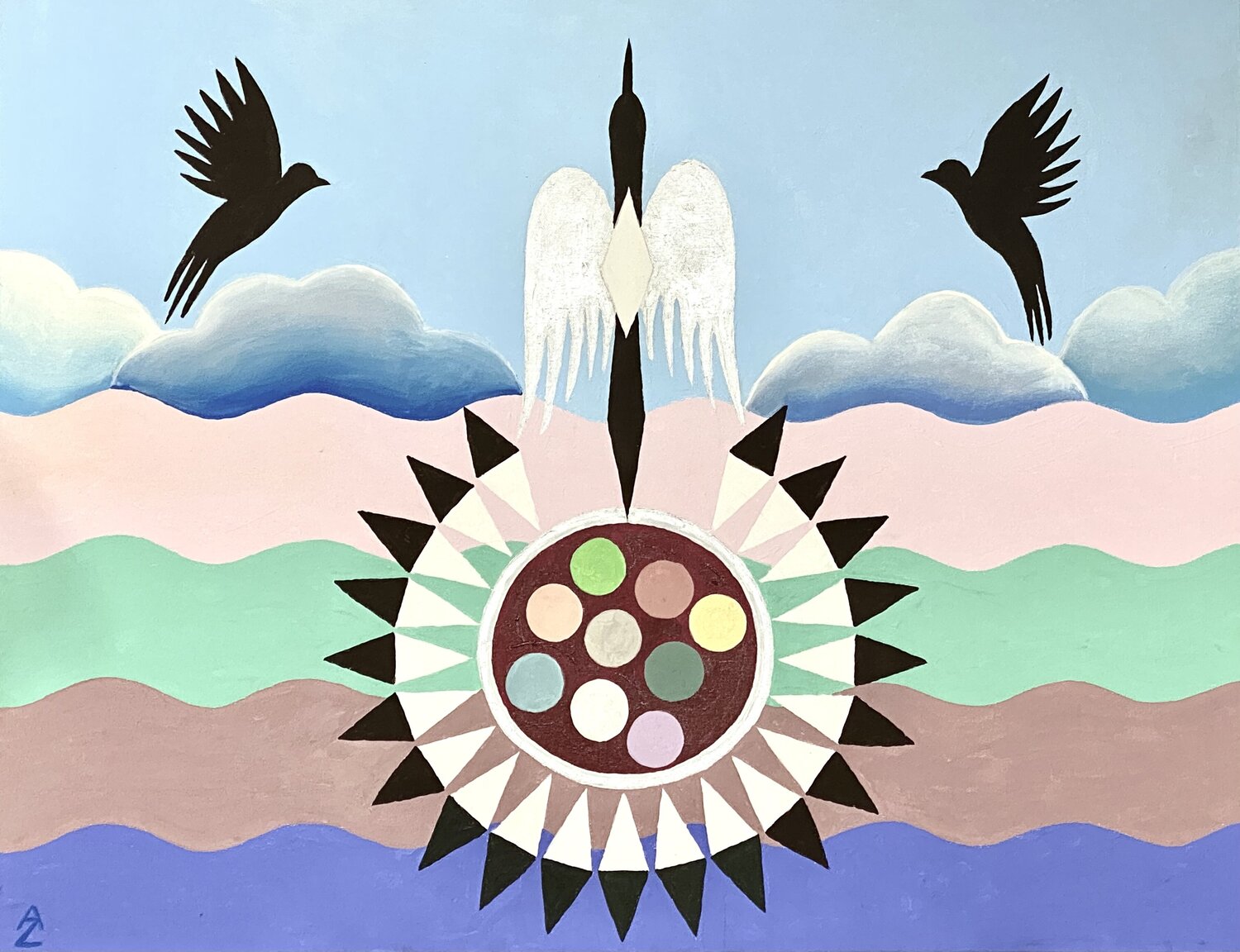 Awakening Anette Zeltner Original painting for sale