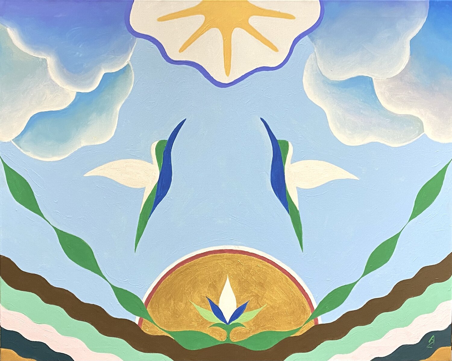 Research Anette Zeltner Original painting for sale