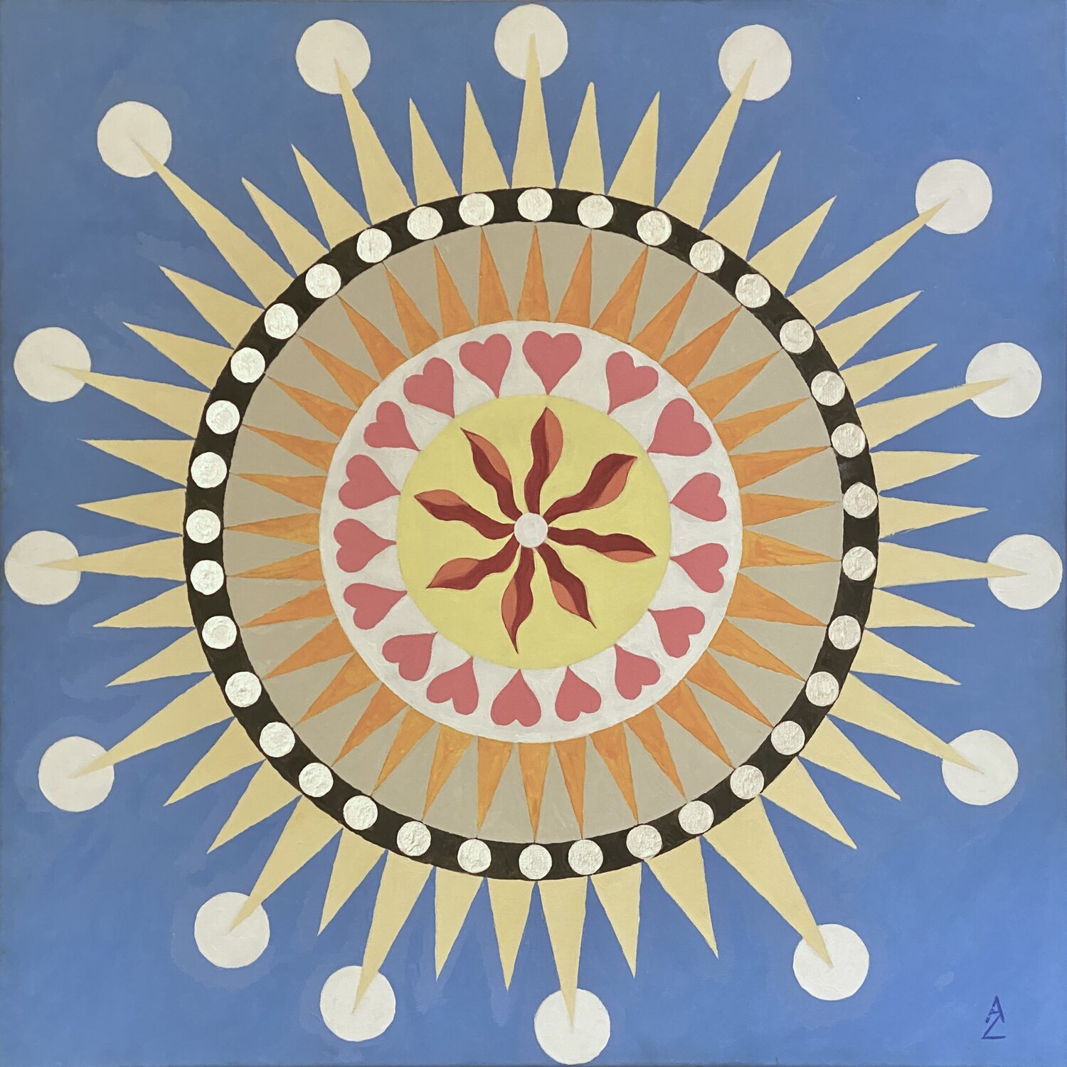 Starseeds Anette Zeltner Original painting for sale