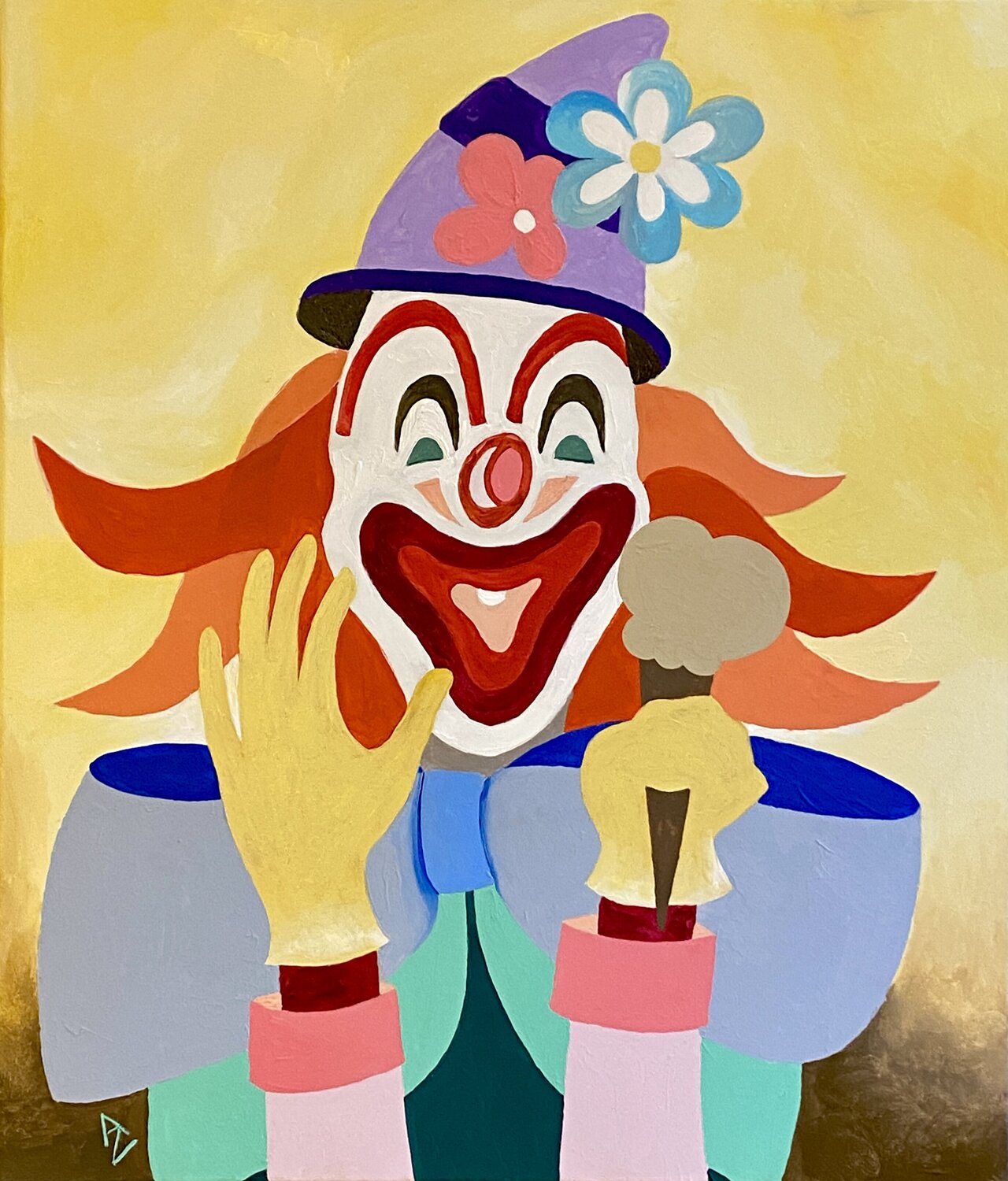 Un Saluto Anette Zeltner Original painting for sale