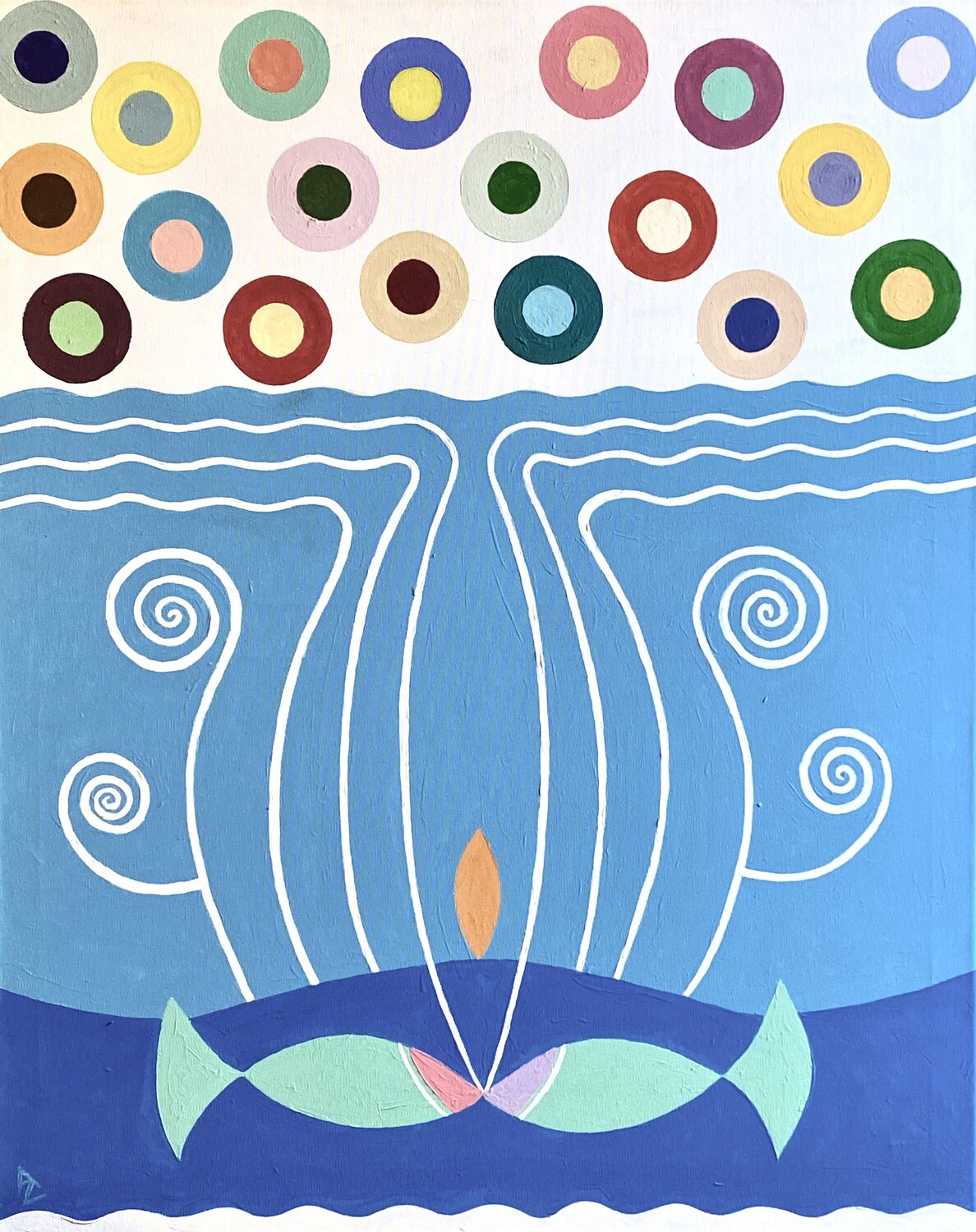 Un bacio Anette Zeltner Original painting for sale