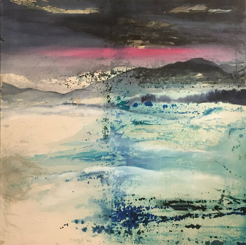 La vallée de lumière by Magalie Ors, Painting for Sale on Select
