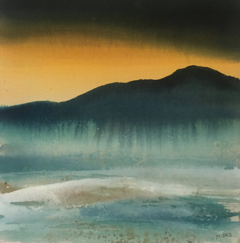 Crépuscule d'hiver by Magalie Ors, Painting for Sale on Select