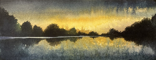 Douceur d'hiver by Magalie Ors, Painting for Sale on Select