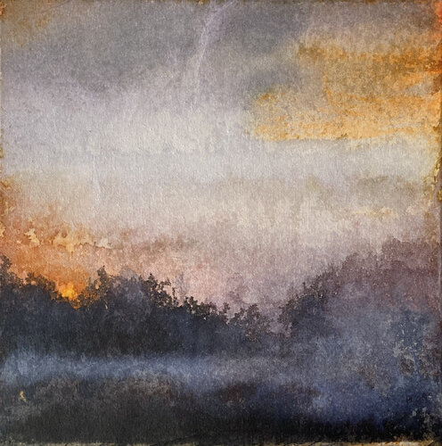 Aurore d'automne by Magalie Ors, Painting for Sale on Select