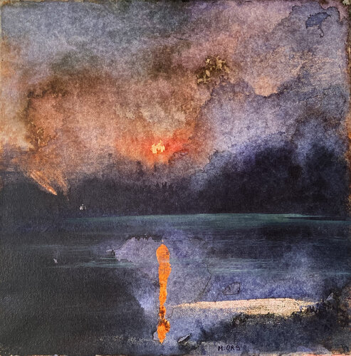 Aube d'été by Magalie Ors, Painting for Sale on Select