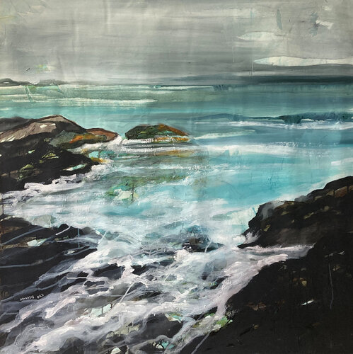 Bretagne N°2 by Magalie Ors, Painting for Sale on Select