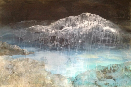 Terre de glace by Magalie Ors, Painting for Sale on Select