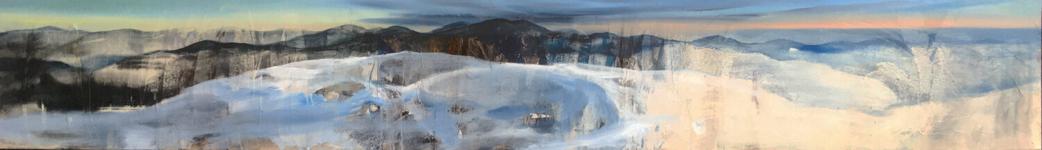 Neige sur les vosges Magalie Ors Original painting for sale