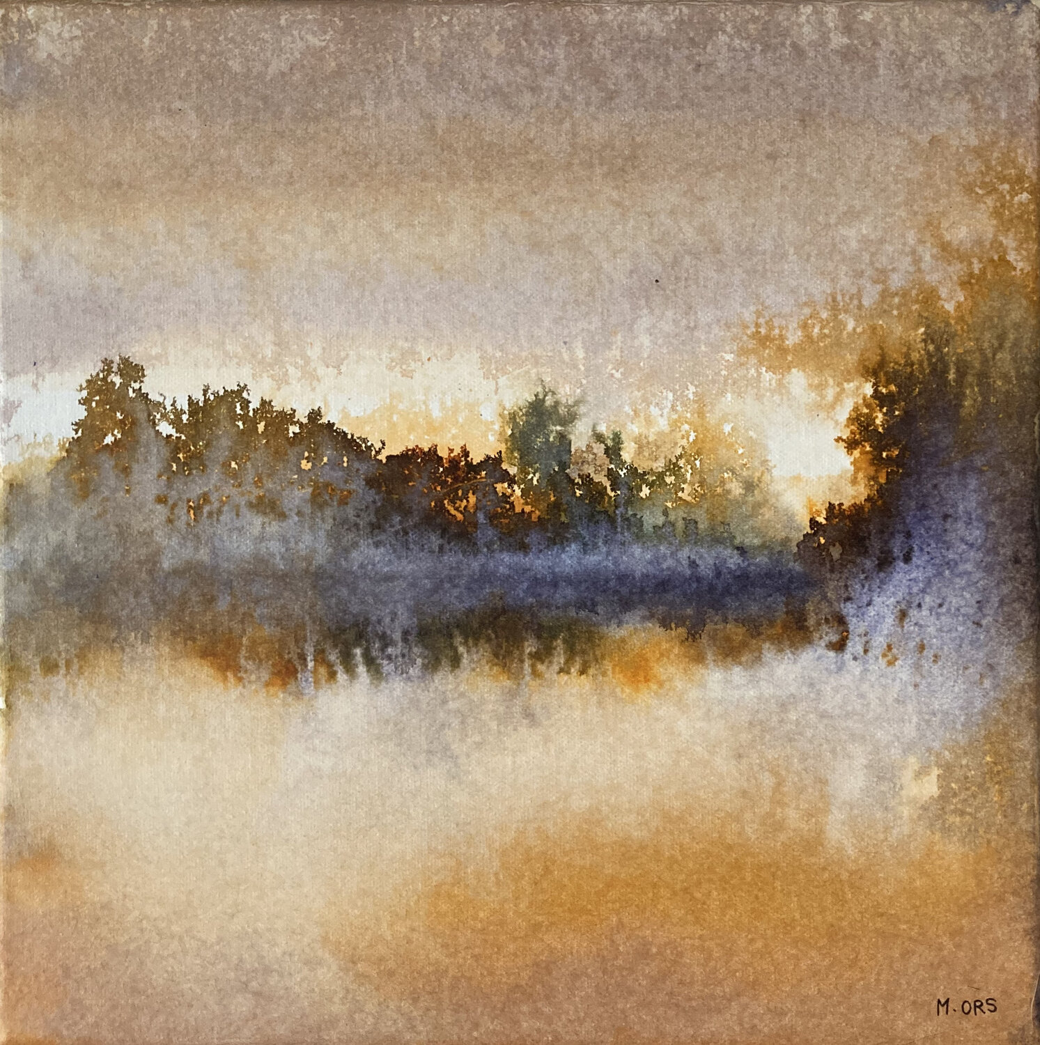 Fin d'été Magalie Ors Original painting for sale