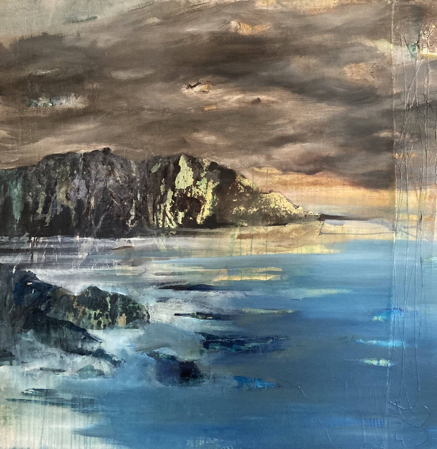 Bretagne - Eclaircie Magalie Ors Original painting for sale